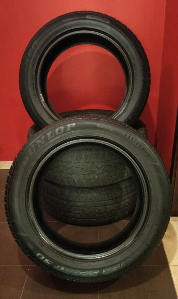 235/55 r18 2x Dunlop, 2x Falken, (Tuareg, e65, a8)