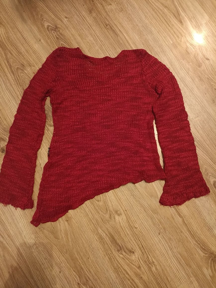 Swetr czerwony r. L