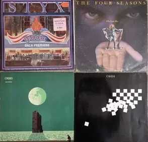 винил  B-52 , Amanda Lear, Styx , Kim Wilde, Phil Collins, Guns 23 шт