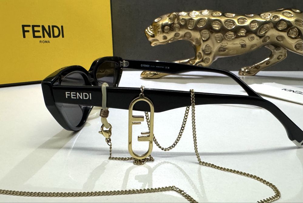 Fendi Cat Eye okulary przeciwsłoneczne