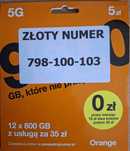 Łatwy numer, złoty numer, Starter Orange