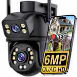 Kamera Obrotowa Podwójna WIFI IP UHD AUDIO Zewnętrzna 6MPX 6MP 4K