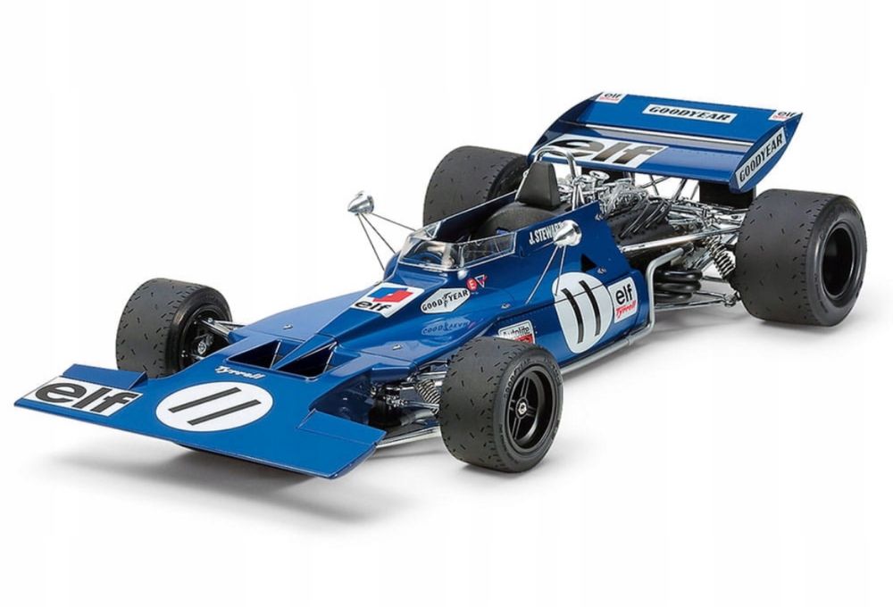 Tyrrell 003 model bolid F1 1971 Monaco GP 1:12 Tamiya 12054