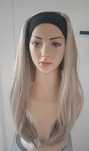 Peruka na opasce blond pasemka