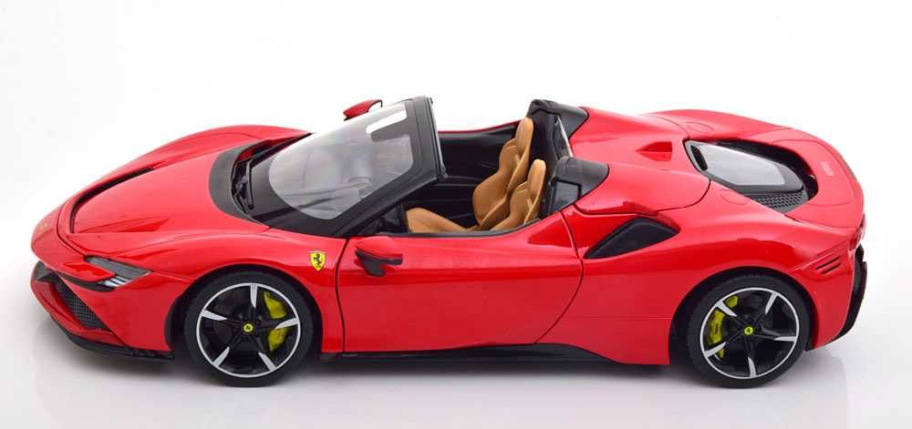 1/18 ferrari sf90 spider 2021 red (burago)