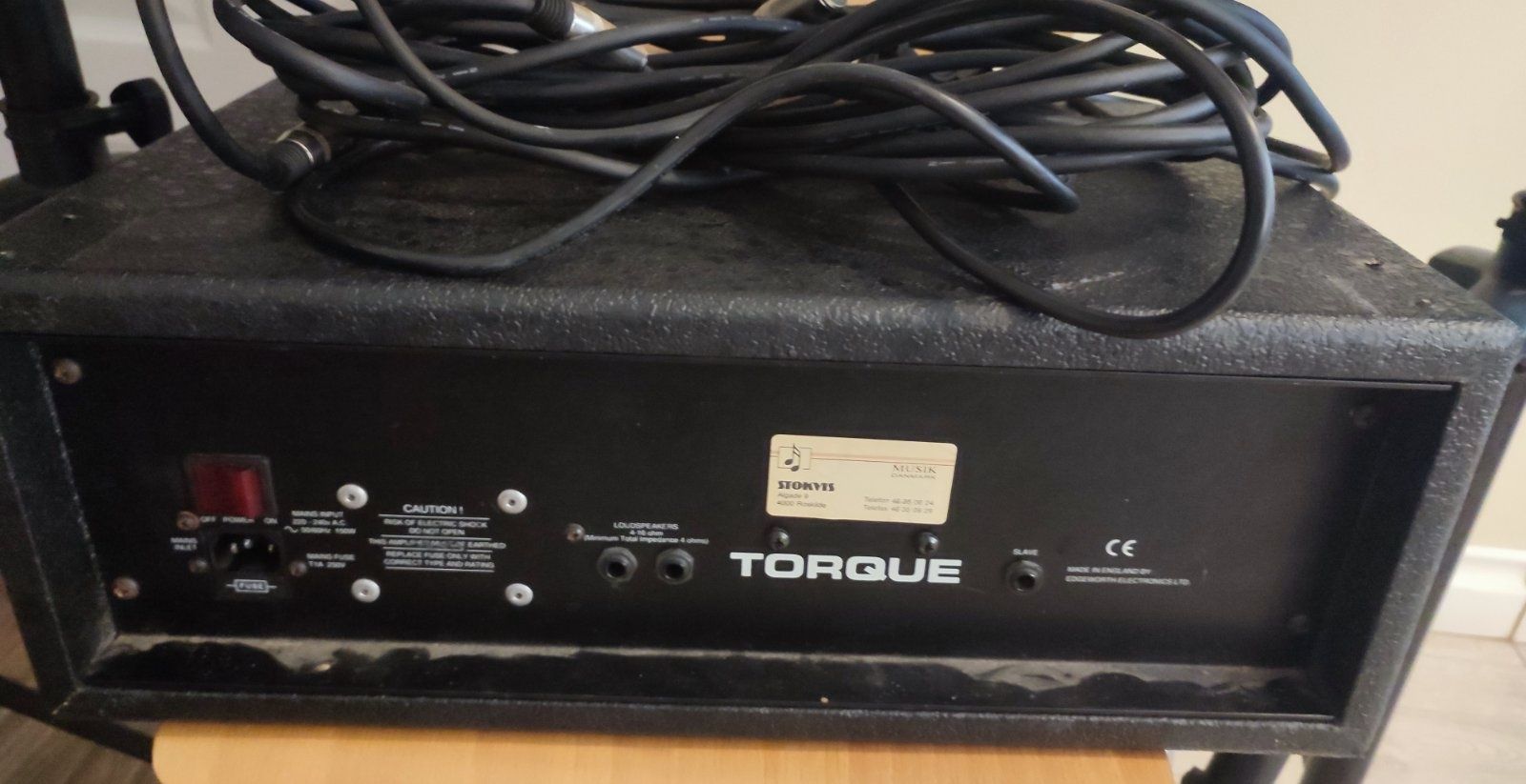 Kolumny Vonyx SL 12 PA,okablowanie,statywy +wzmacniacz Torque  T410 PA