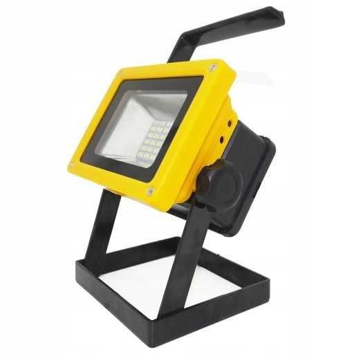 Przenośny Halogen LED Akumulatorowy 100W LAMPA LED IDEALNY DO DOMU