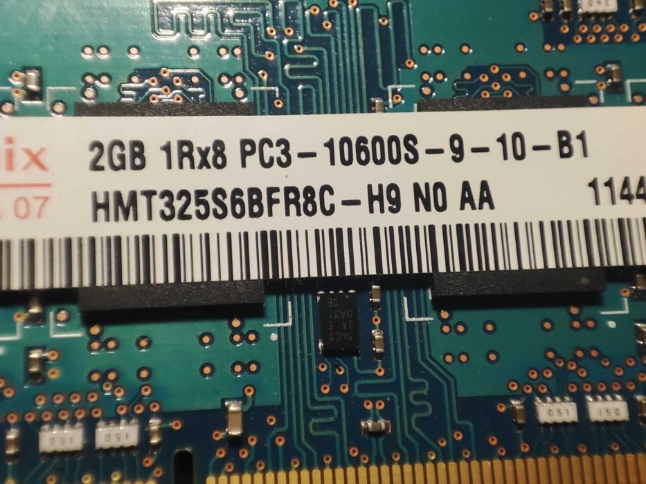 Оперативна пам'ять hynix DDR3 для ноутбука SO-Dimm