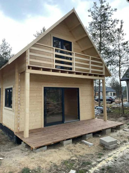 Nowoczesny dom BERGAMO - pod klucz, tanio, z płytą fundementową, 75m2