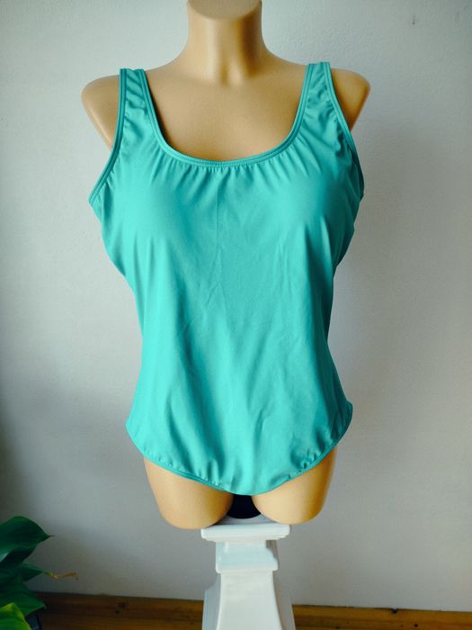 Miętowy strój kąpielowy modelujący 44..