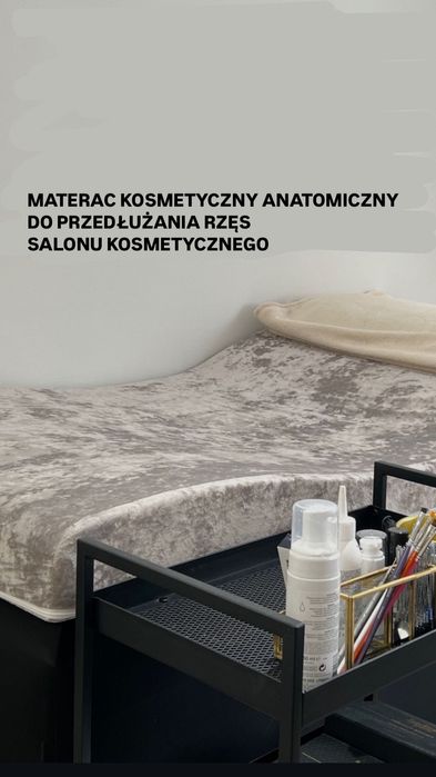 MATERAC KOSMETYCZNY anatomiczny do przedłużania rzęs