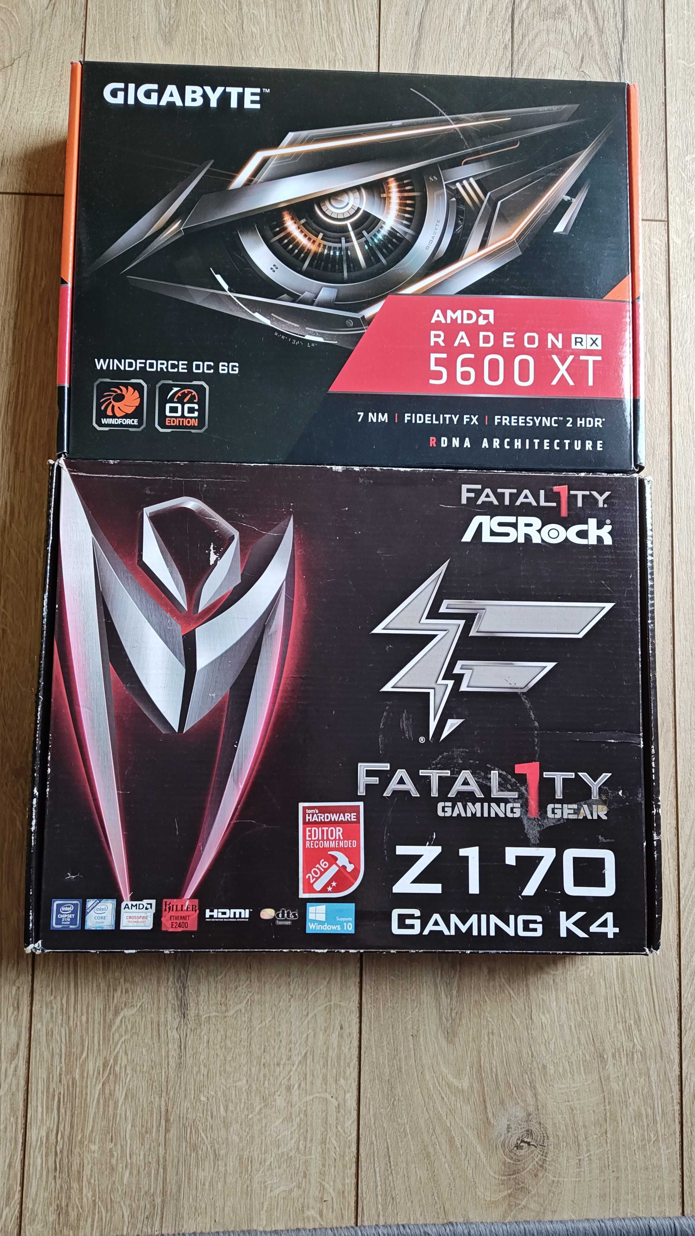 Komputer i5-6600k, Asrock Z170 K4, 16 GB DDR4, SSD 256GB, AMD 5600XT