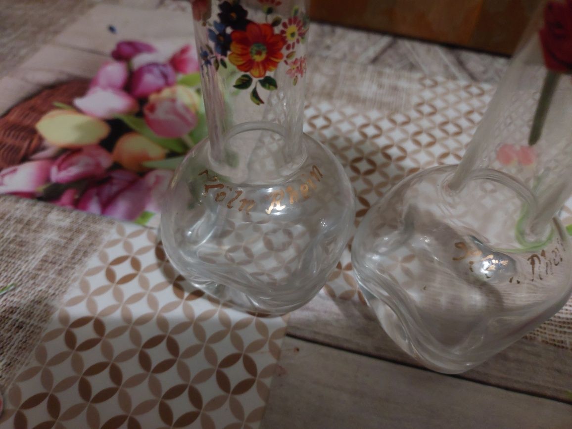 Мала вінтажна Німецька ваза в виді колби