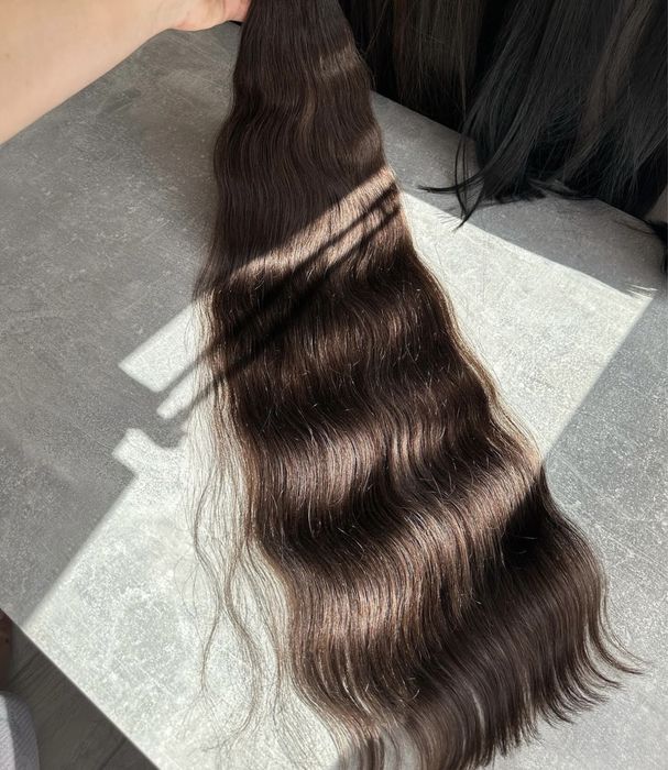 Wlosy dziewicze 52 cm 83 gr FALOWANE