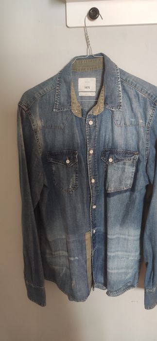 Camisa de ganga tamanho M