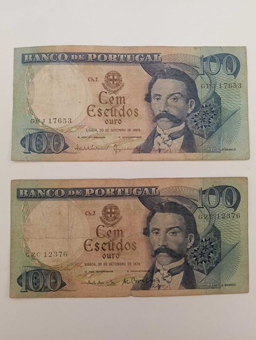 Notas de 100 escudos