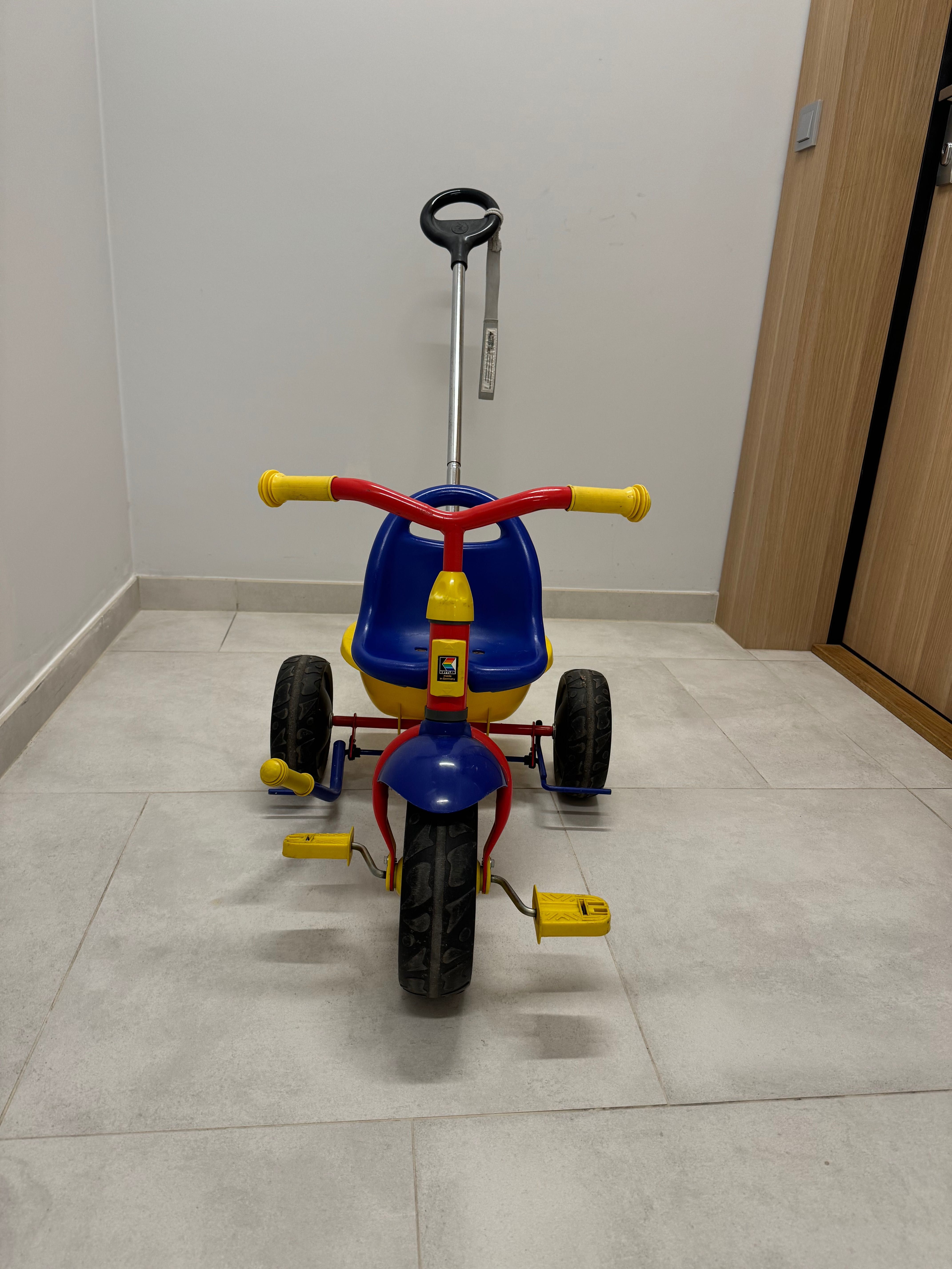 rowerek trojkolowy na 3 kolkach kettler made in germany pchany