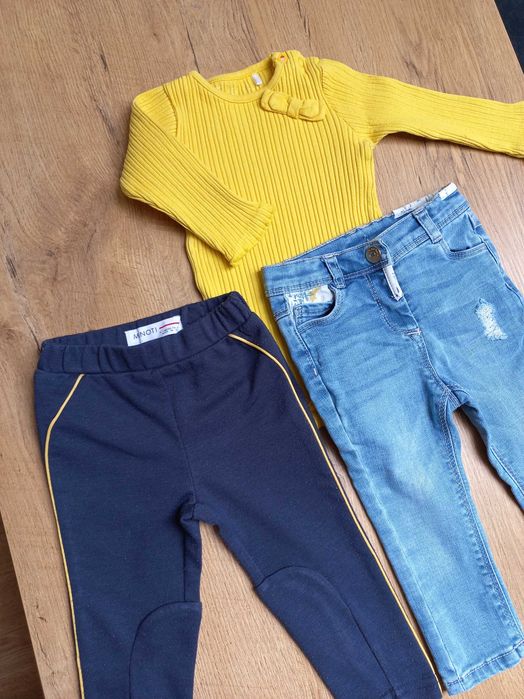 Komplet jeansy r. 68/74 Tape a'loeil, body