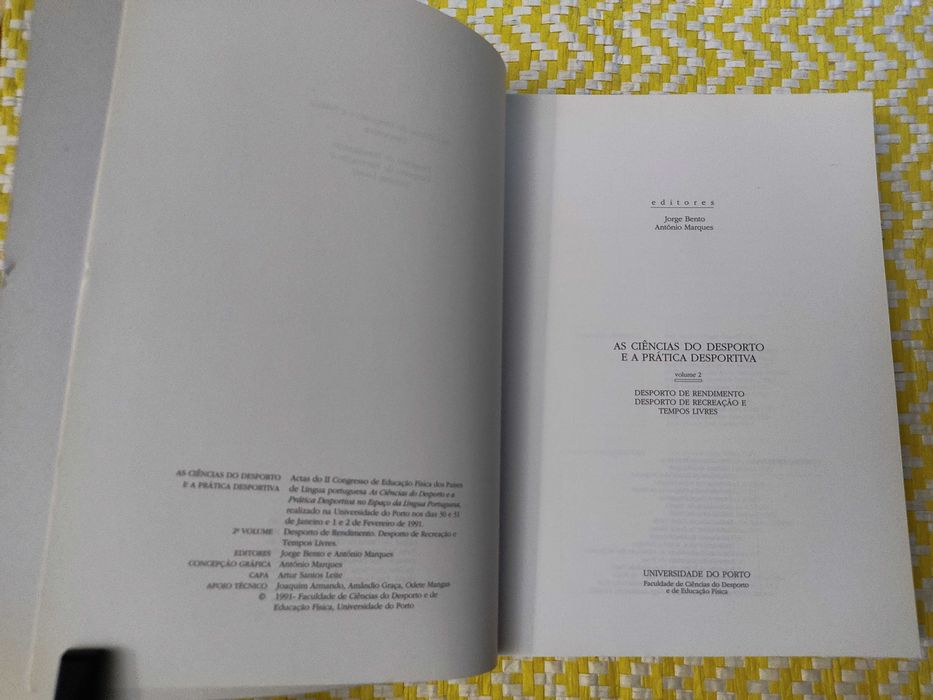 As ciências do desporto e a prática desportiva - Vol II -