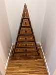 Comoda piramide marchetada madreperola
