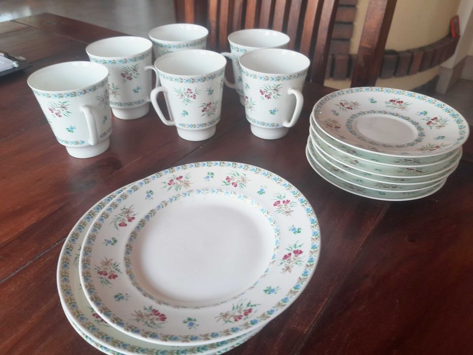 serwis kawowy Łomonosowa PRL