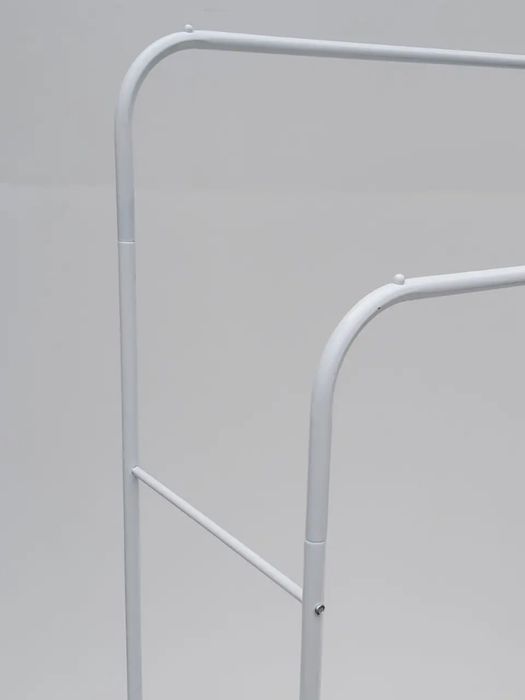 Стойка напольная двойная вешалка для одежды и обуви Подвійна вішалка