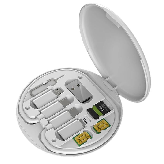 Набір перехідників адаптерів tupe-c  до 60W білий