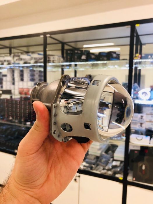 Биксеноновая Galaxy Hella 3r bi LED Линза Фар Свето-диодная фара Линза