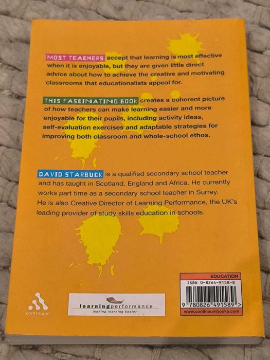 Livro "Creative Teaching: Getting It Right" de David Starbuck