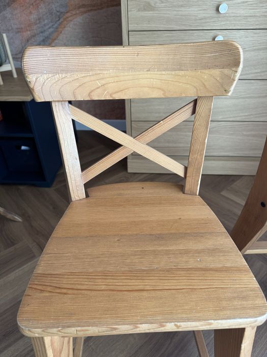 IKEA Ingolf wysokie dzieciece krzesla