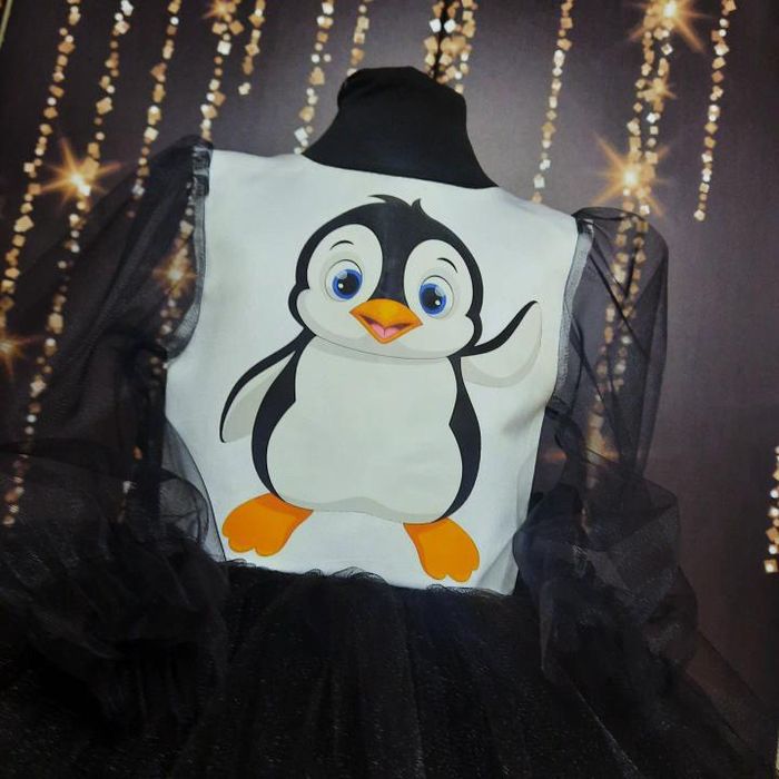 Плаття пінгвіна для дівчинки