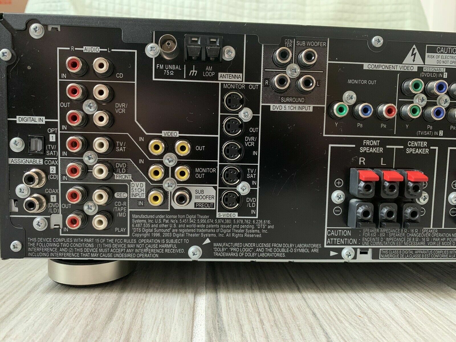 Pioneer audio/video multichannel receiver vsx-D514