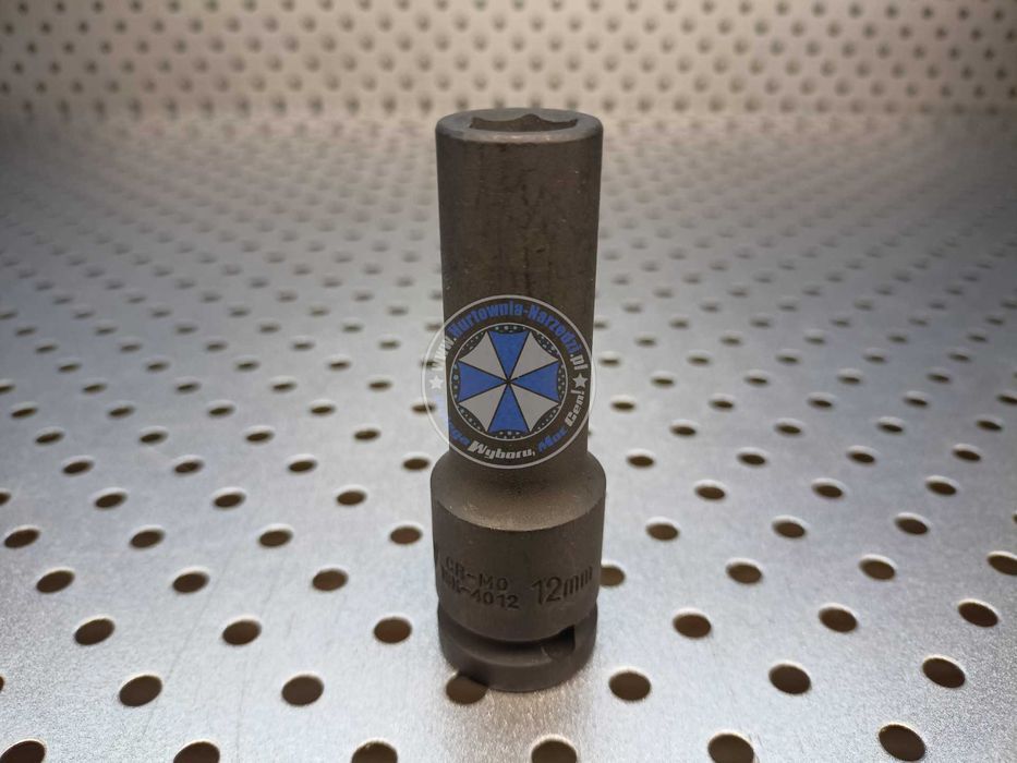 Nasadka długa 12mm Nasadka długa Udarowa 12mm 1/2" klucz 12mm