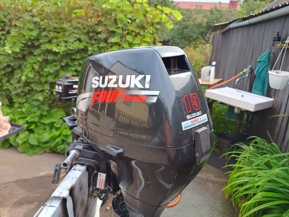 Мотор лодочний. Suzuki DF15 (20), електростартер