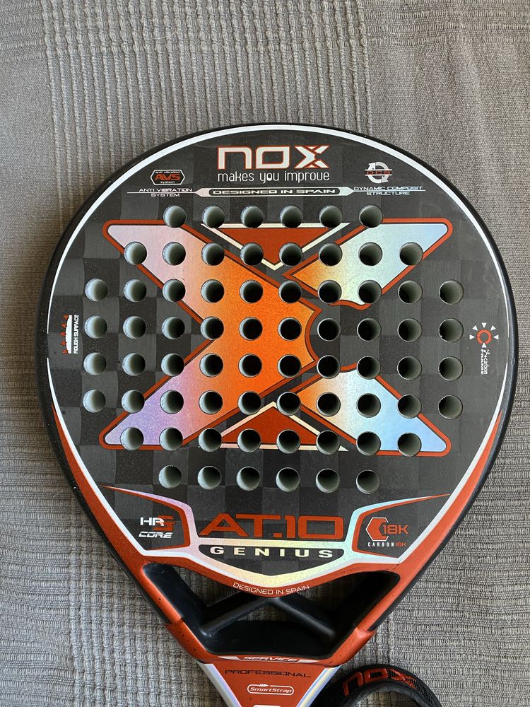 Raquete Padel NOX AT10 Genius 18K 2022