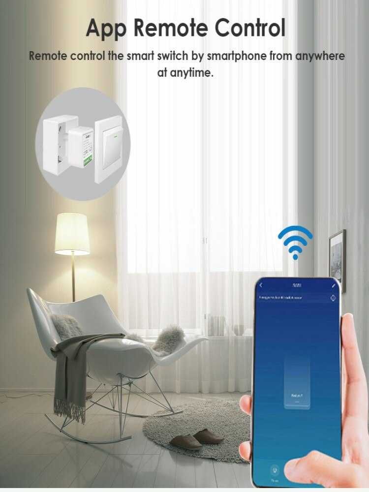 Włącznik światła dopuszkowy ZigBee 3.0 TUYA Home Assistant