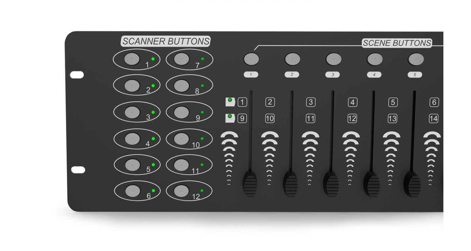 Mesa Controller de luz DMX