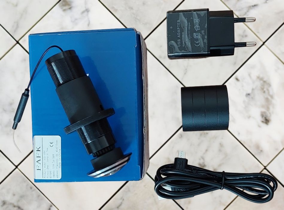 (НОВЫЙ) HQcam XJD-105C Охранная мини WiFi IP камера дверной глазок