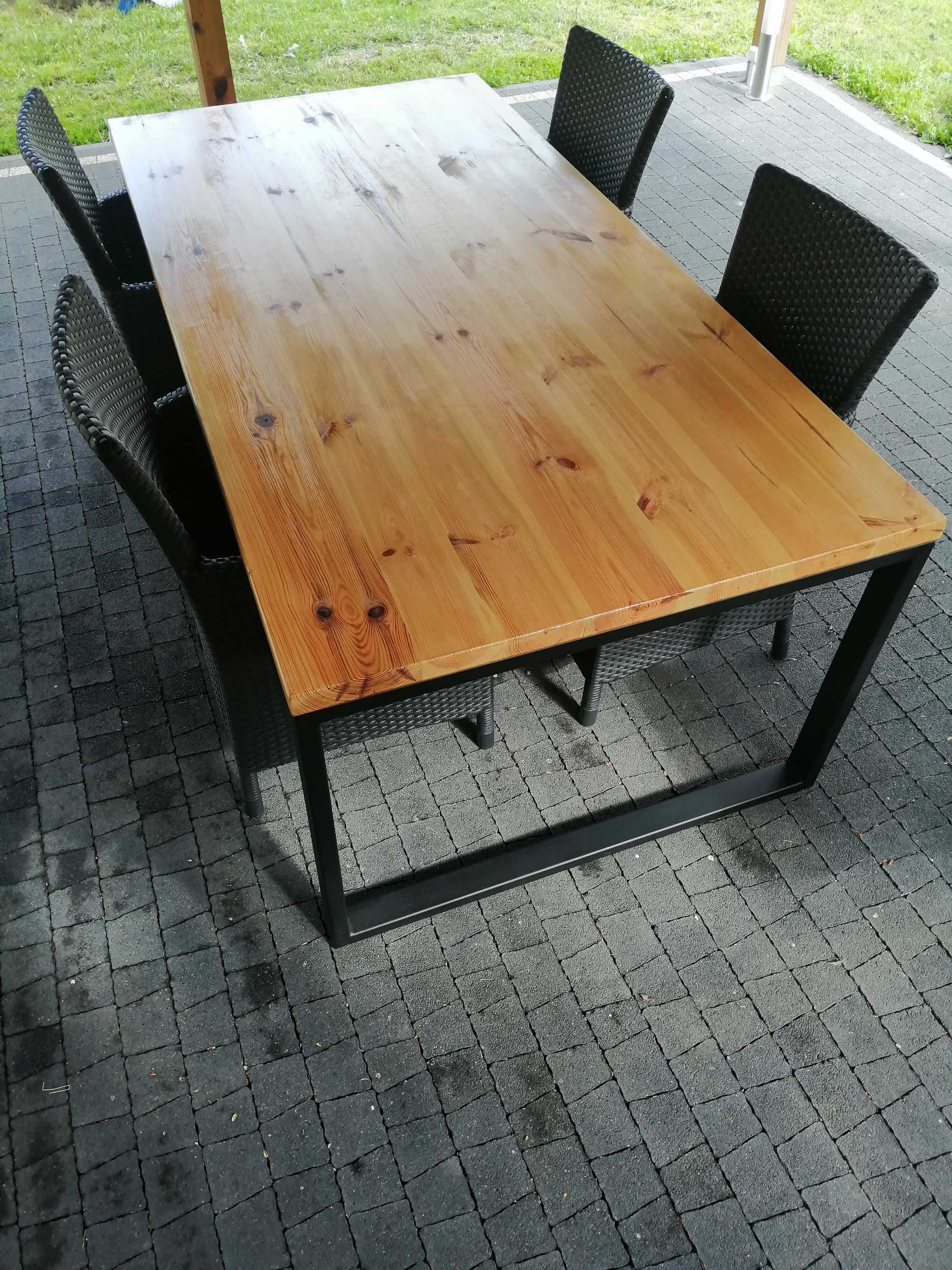 Stół sosnowy ciężki solidny 200x100 NOWY