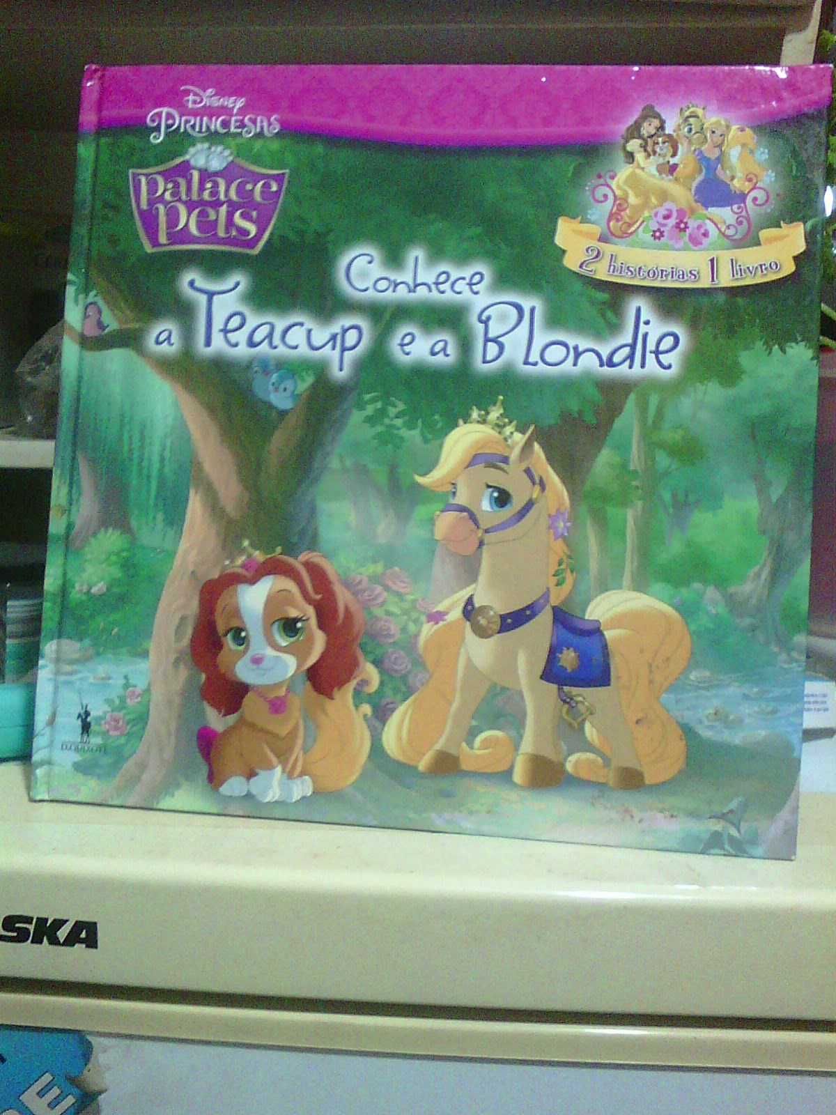 disney princesas palace pets livro-portes grátis