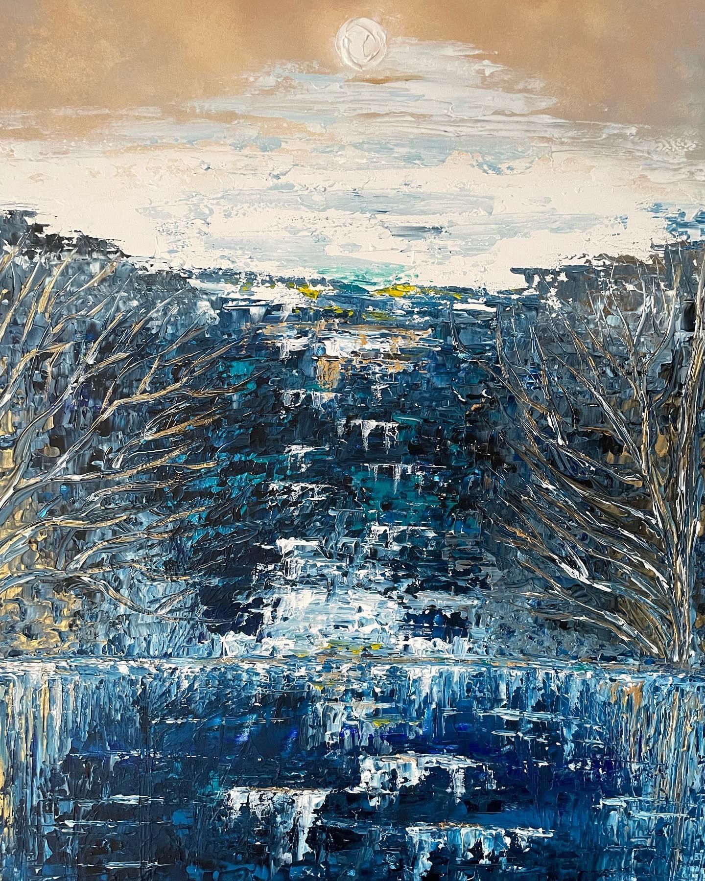 Obraz Landscape 70x100cm, akryl. Przecena!