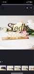 Stebrny napis slodki stol