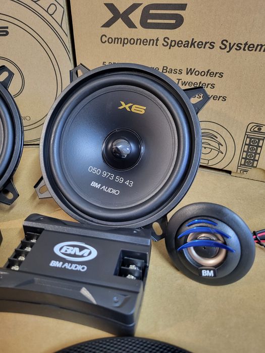 13см Boschmann F-528-X6/динаміки в авто/колонки/компонентні