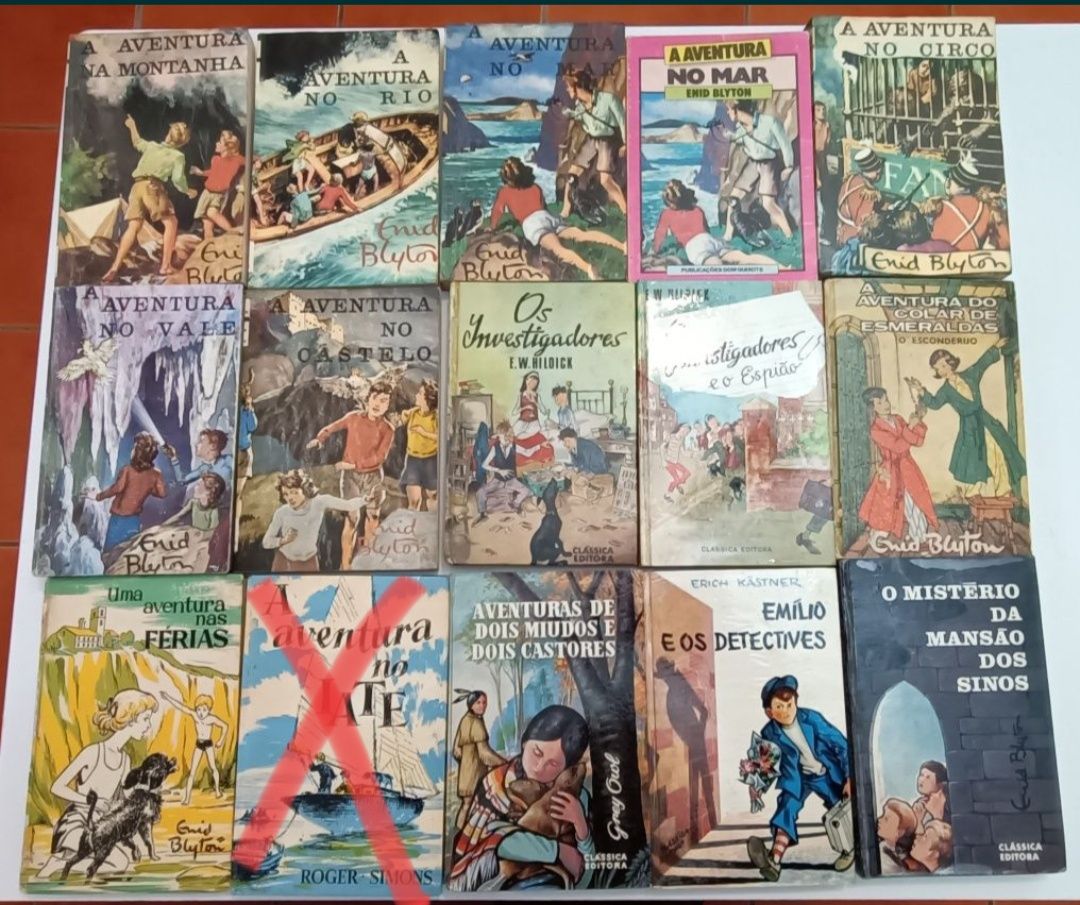 78 Livros Enid Blyton, Os Sete, Uma Aventura, e outros...