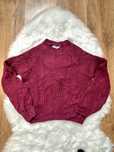 Sweter damski XXS/XS bordowy pepco