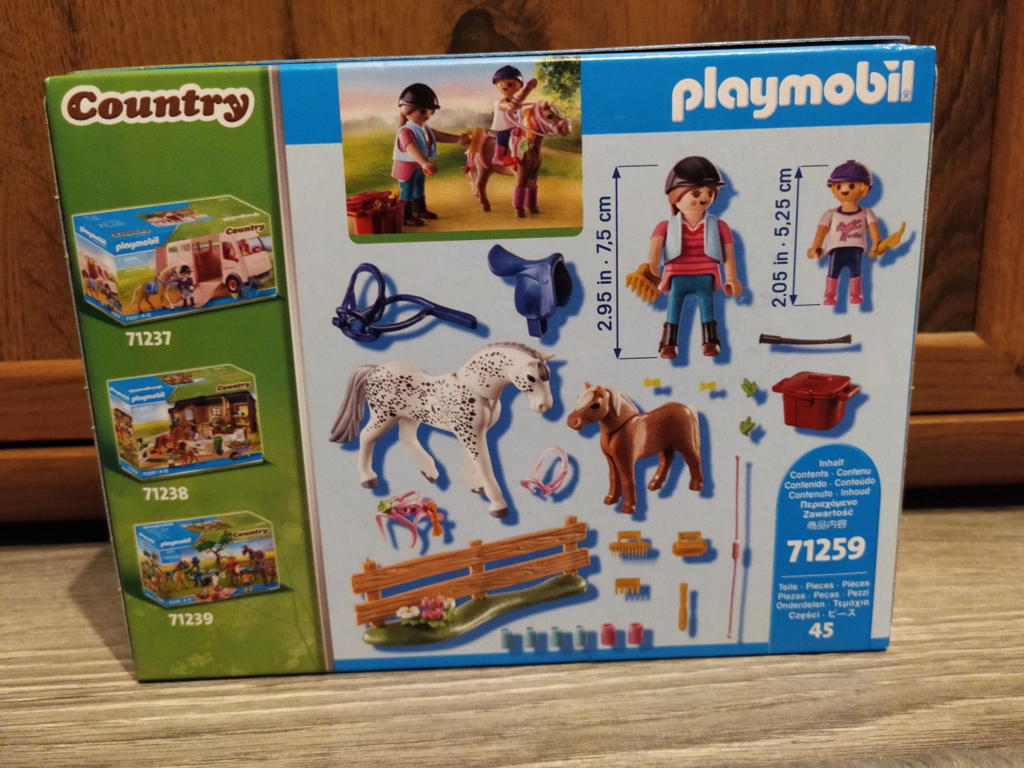 Klocki Playmobil zestaw 71259 pielęgnacja koni Starter pack