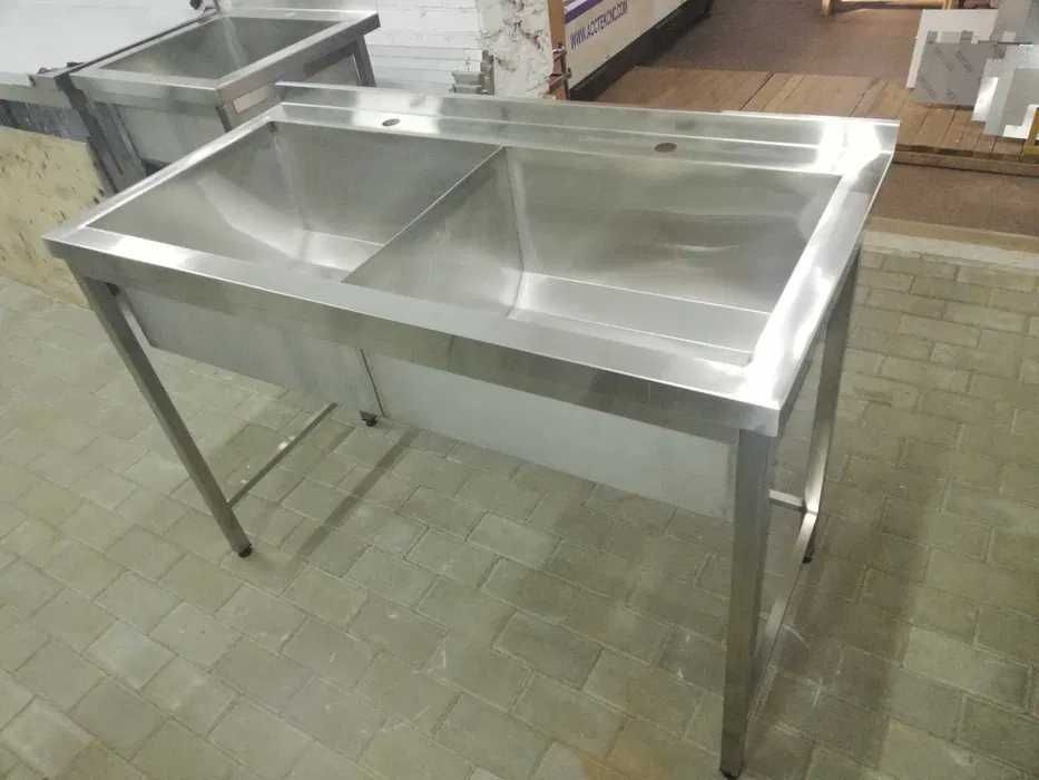 Стіл з нержавійки, мийка, стелаж, полиця. Меблі з нержавіючої сталі