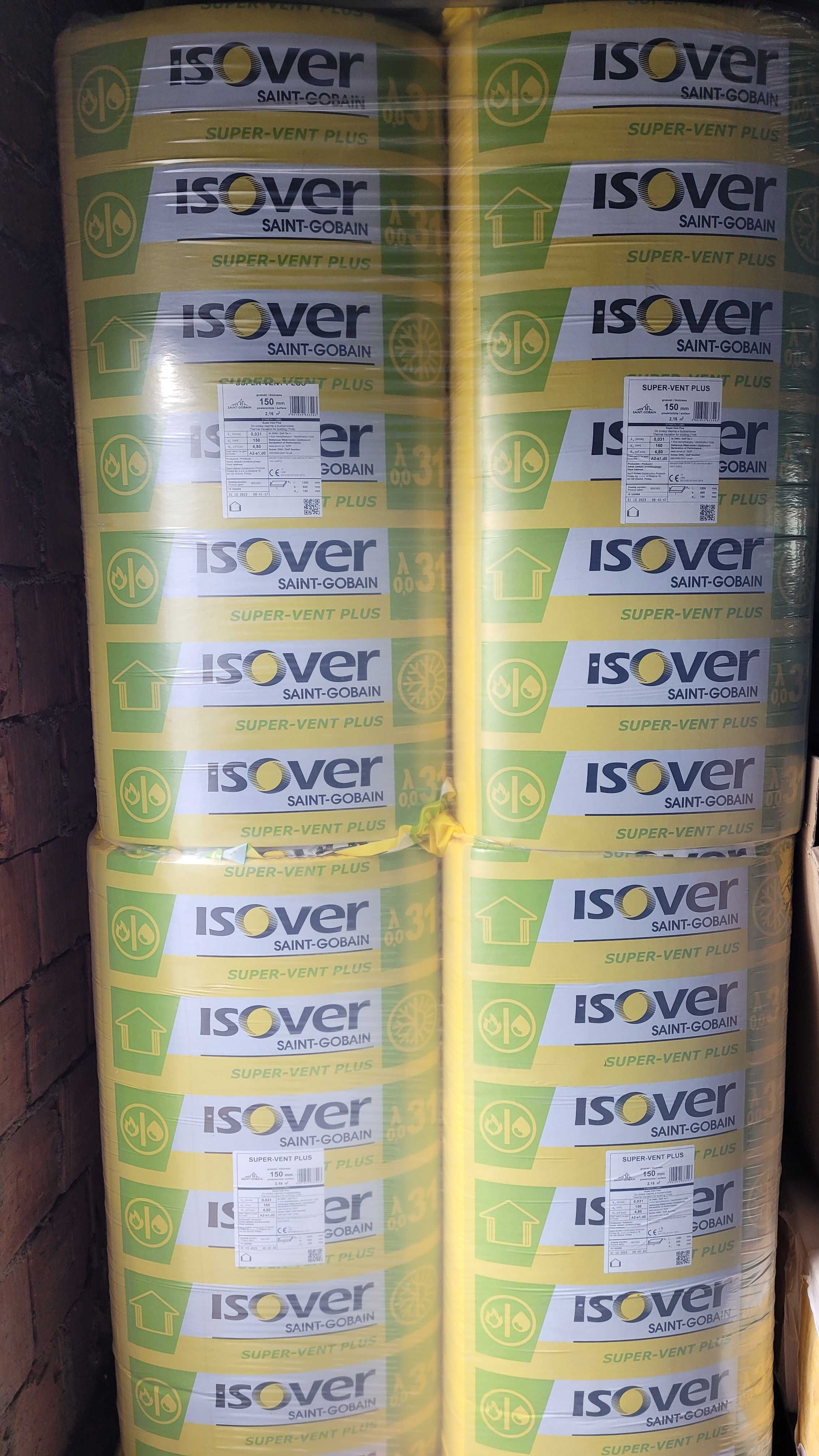 Wełna szklana Isover Super-Vent Plus 15cm 2,16m2 0,031