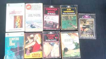 Conjunto 13 livros policiais