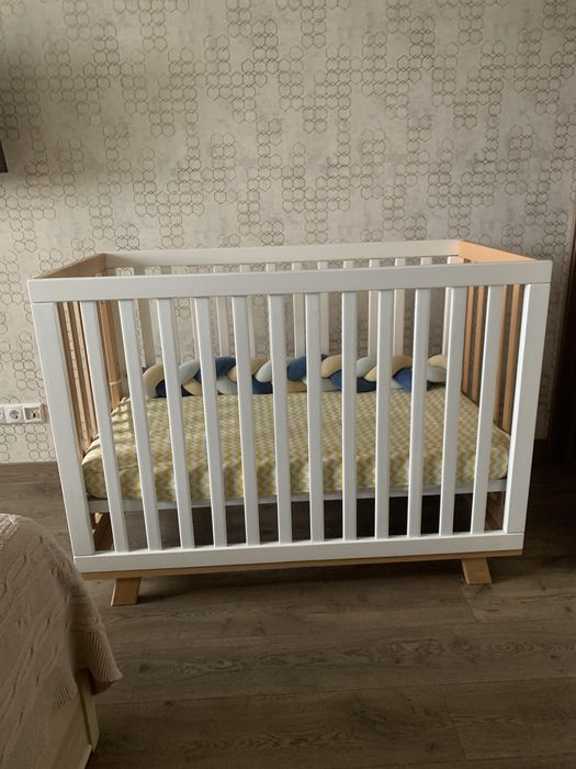 Дитяче ліжко “Верес”, біло-букове